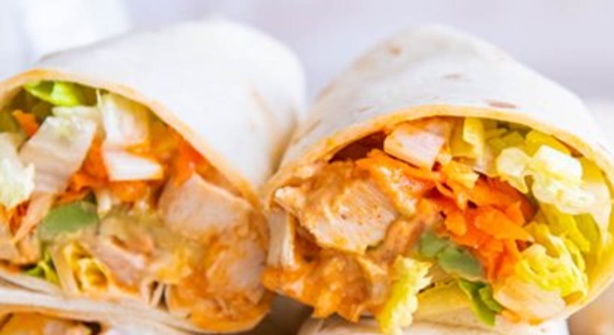Spicy Buffalo Chicken Wrap.