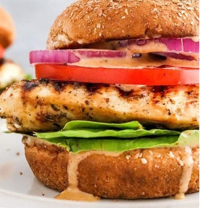 Grilled Chicken Focaccia.