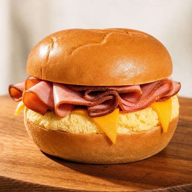 Ham Egg & Cheese.